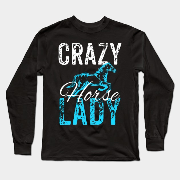 Crazy Horse Lady Long Sleeve T-Shirt by jmgoutdoors